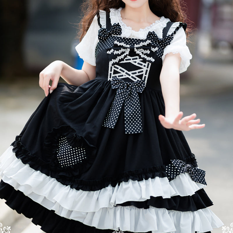 Готическое платье Lolita Punk JSK LS0619