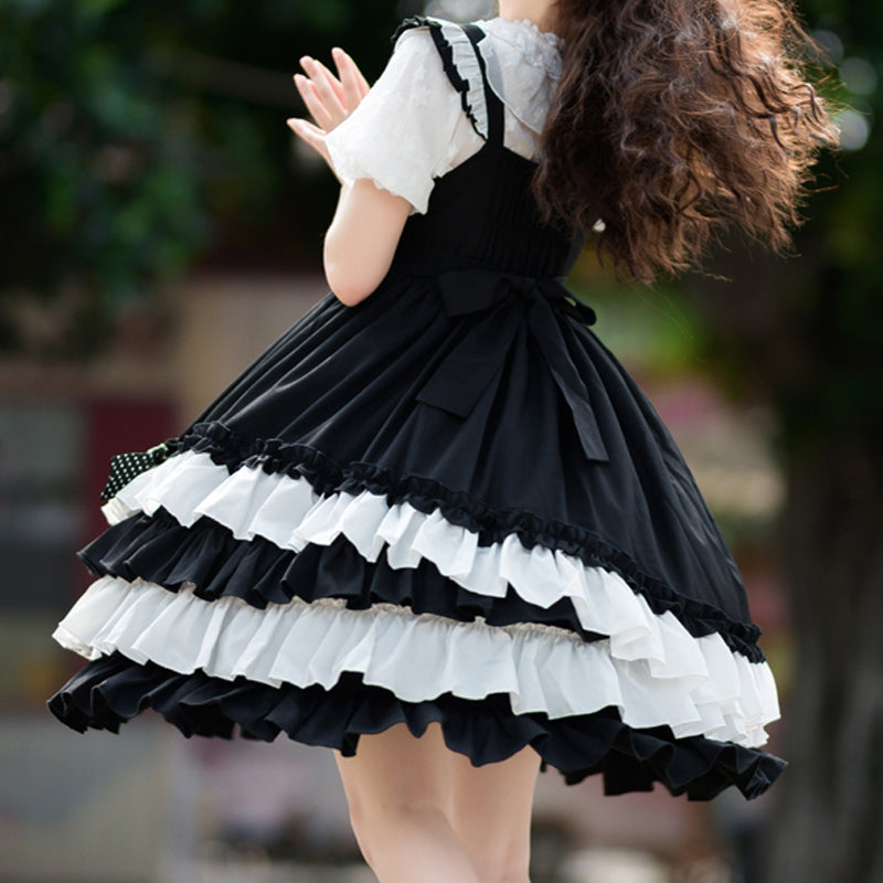 Lolita Punk JSK Gothic Dress LS0619