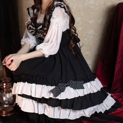 Готическое платье Lolita Punk JSK LS0619