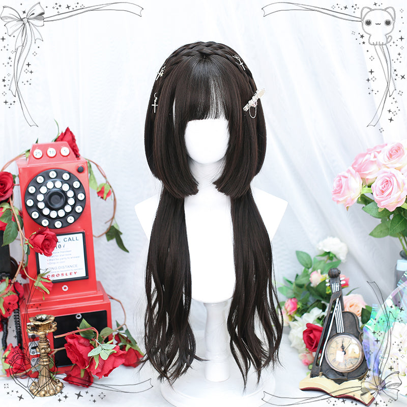 Lolita jellyfish long curly wig LS0817