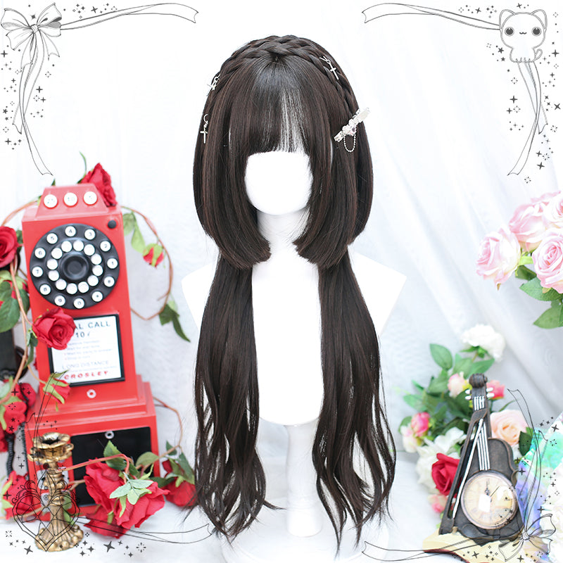 Lolita jellyfish long curly wig LS0817