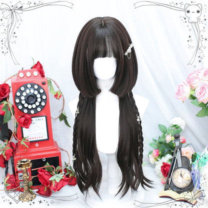 Lolita jellyfish long curly wig LS0817