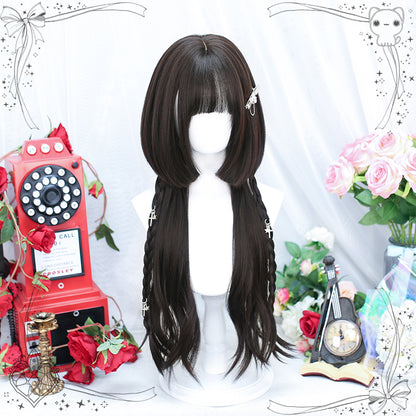 Lolita jellyfish long curly wig LS0817