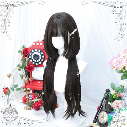 Lolita jellyfish long curly wig LS0817