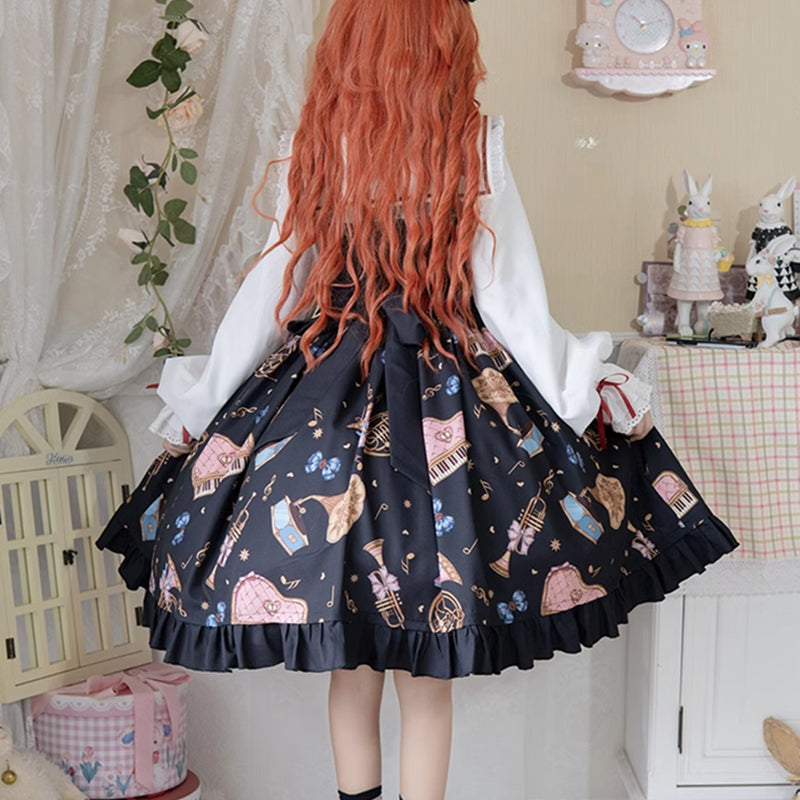 Lolita Harajuku Bear Vintage Dress LS0798