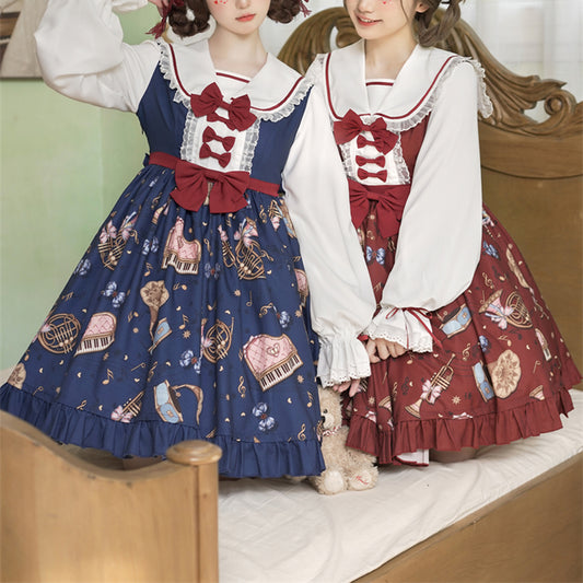 Lolita Harajuku Bear Vintage Dress LS0798