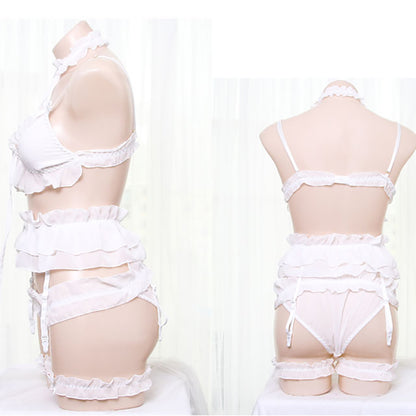 Lolita punk ruffled bodysuit LS0751