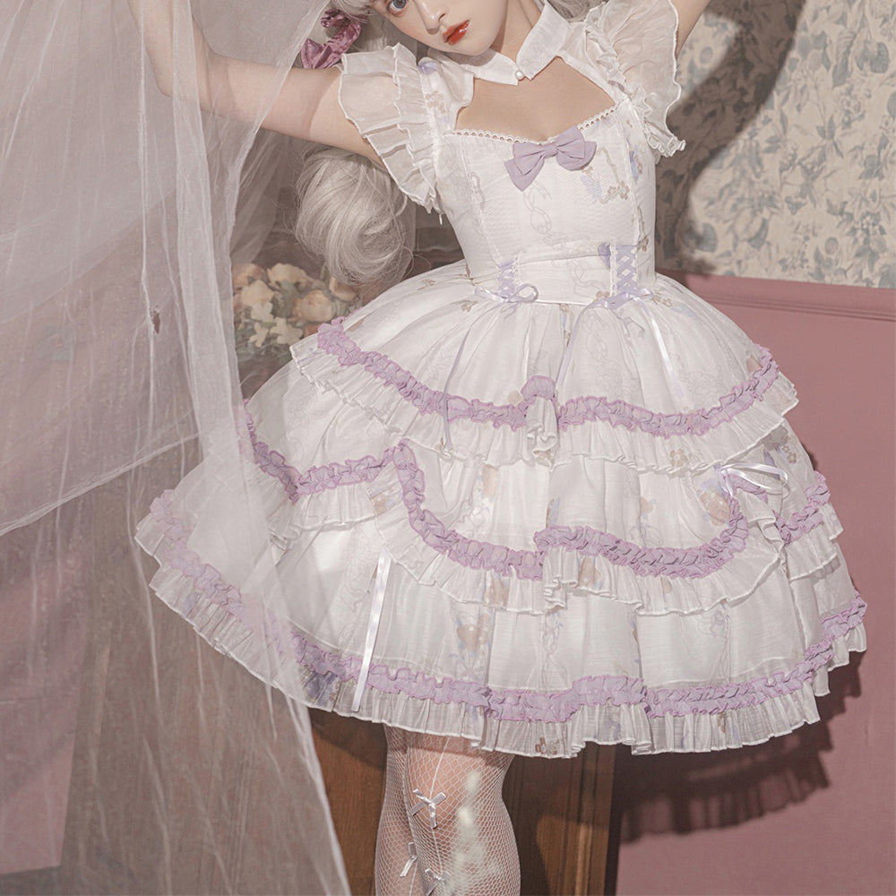 Lolita Punk Bow JSK Dress LS0720