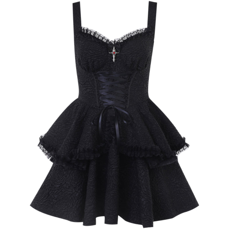 Lolita punk princess dress LS0739