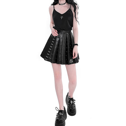 Lolita Gothic Punk Y2K Skirt LS0783