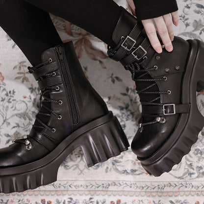 Lolita punk y2k platform shoes LS0519