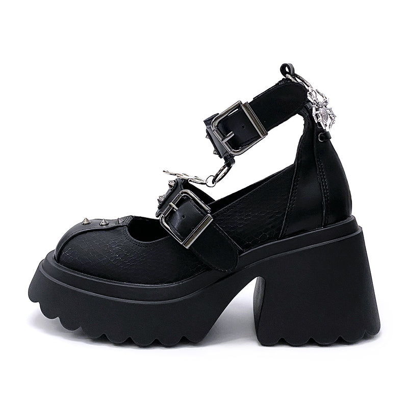 Lolita punk Mary Jane JK shoes LS0592