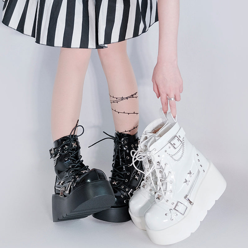 Lolita Punk Y2K Boots LS0600