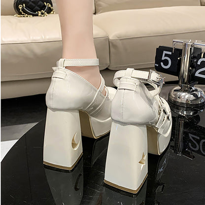 Lolita Bow Mary Jane Pumps LS0416