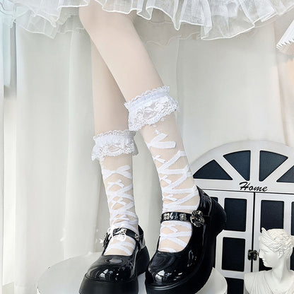 Lolita Bow Lace Socks LS0493