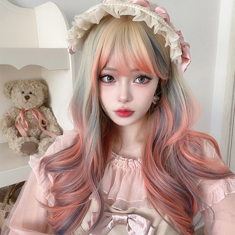 Lolita Color Dyed Long Curly Hair LS0439