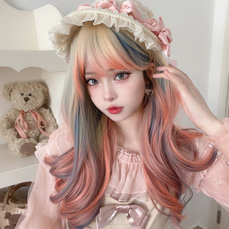 Lolita Color Dyed Long Curly Hair LS0439