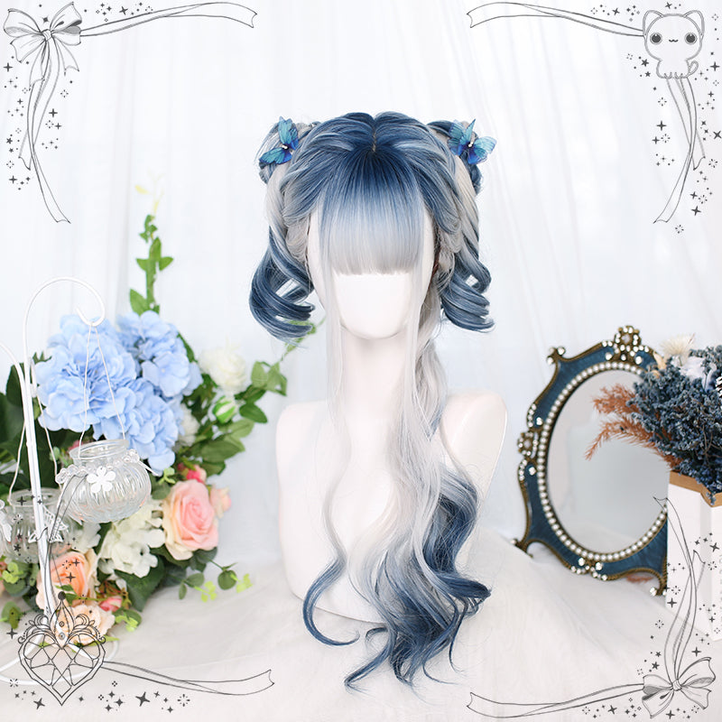 Lolita Harajuku Highlights Long Curly Hair LS0444