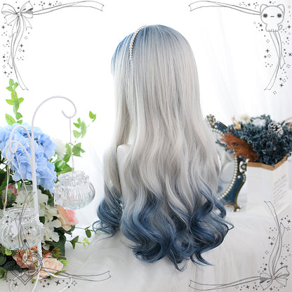 Lolita Harajuku Highlights Long Curly Hair LS0444