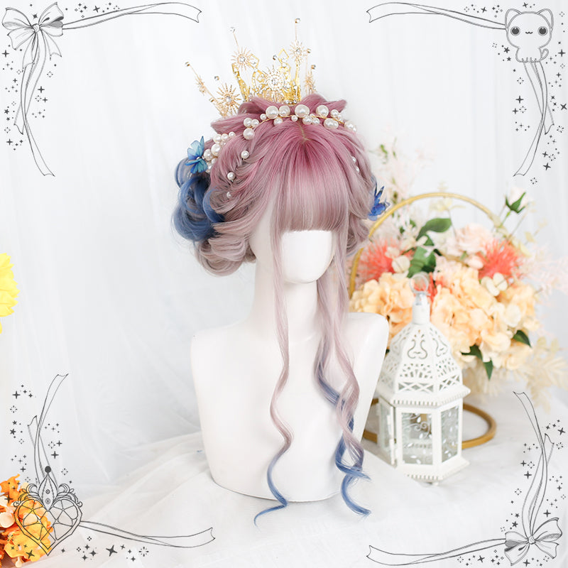 Lolita Cute Harajuku Long Curly Wig LS0445