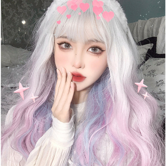 Lolita Fairy Wavy Long Curly Wig LS0409