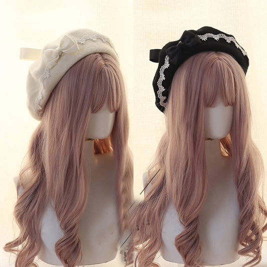 Lolita bow beret LS0048