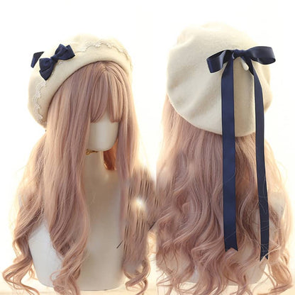 Lolita bow beret LS0048