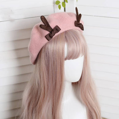 Lolita Antler Beret LS0061