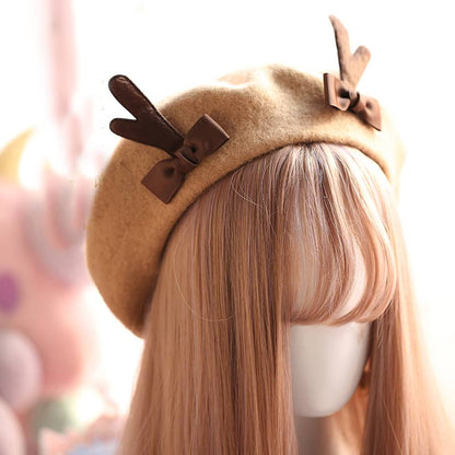 Lolita Antler Beret LS0061