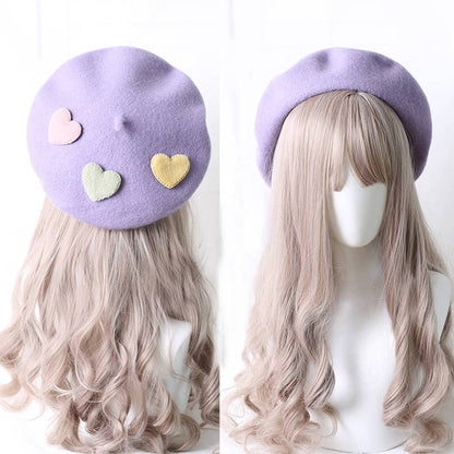 Lolita Heart Beret LS0064