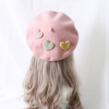 Lolita Heart Beret LS0064