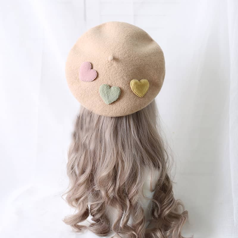 Lolita Heart Beret LS0064