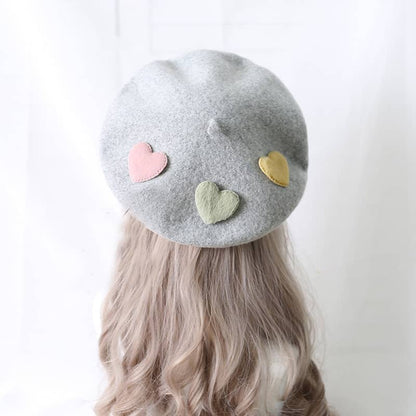 Lolita Heart Beret LS0064