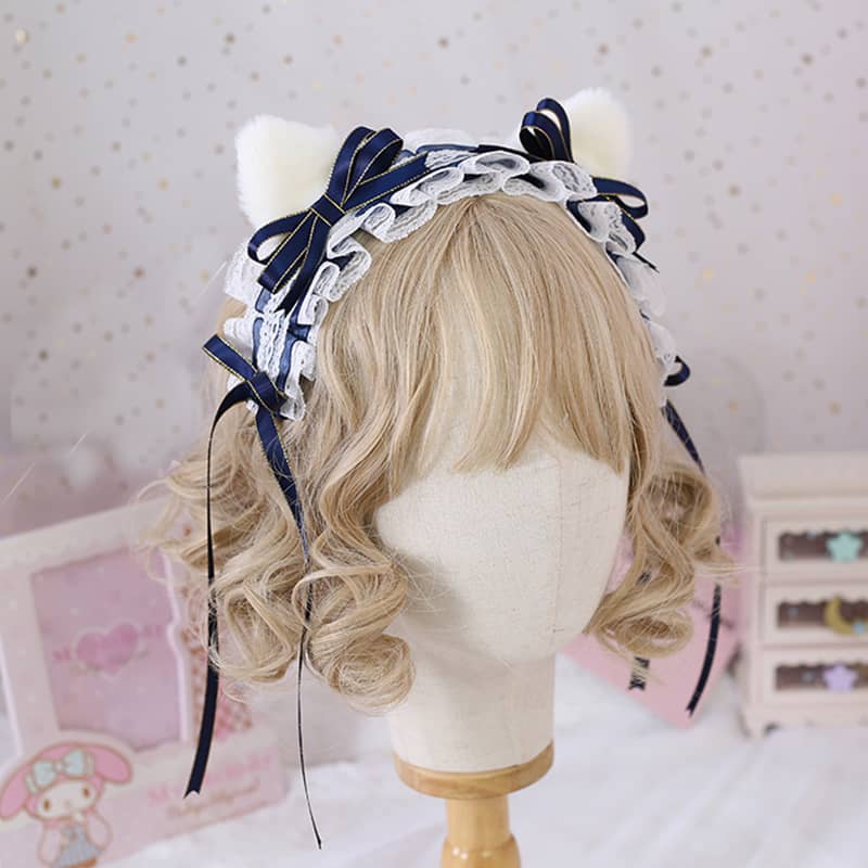 Sweet Bow Cat Ear Headband LS0067