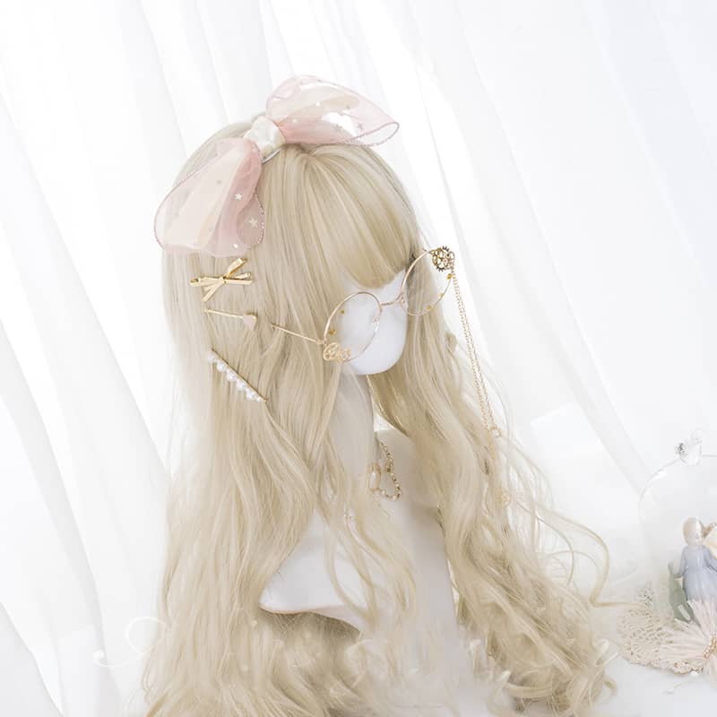 Lolita dessert chef long curly wig LS0085