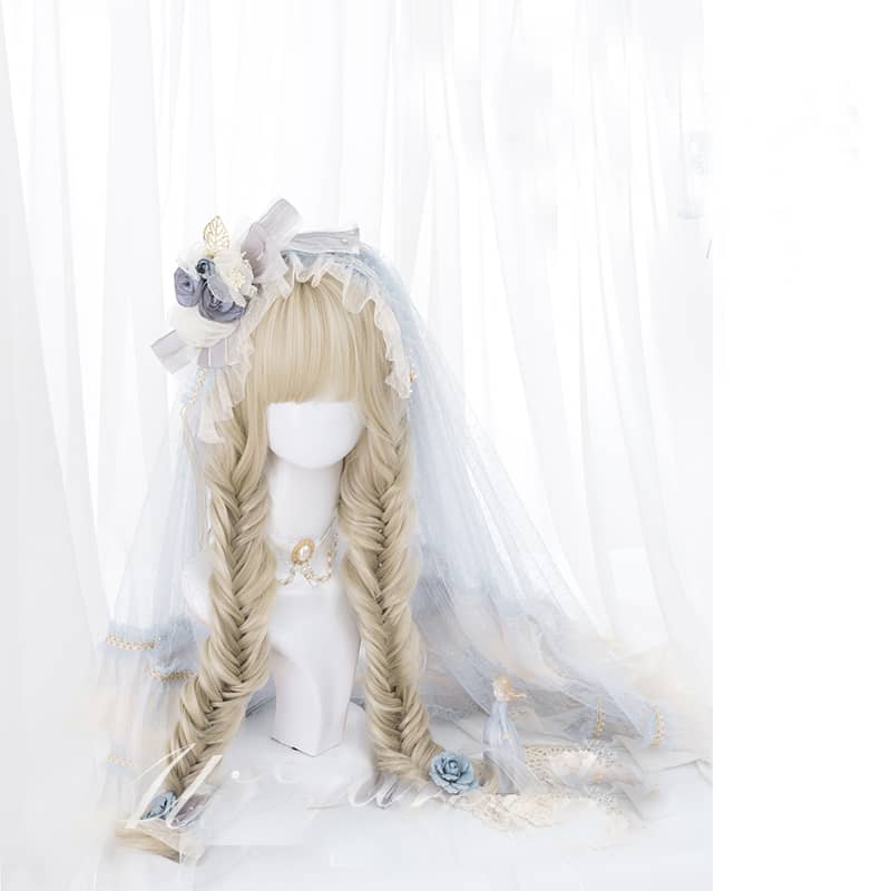 Lolita dessert chef long curly wig LS0085