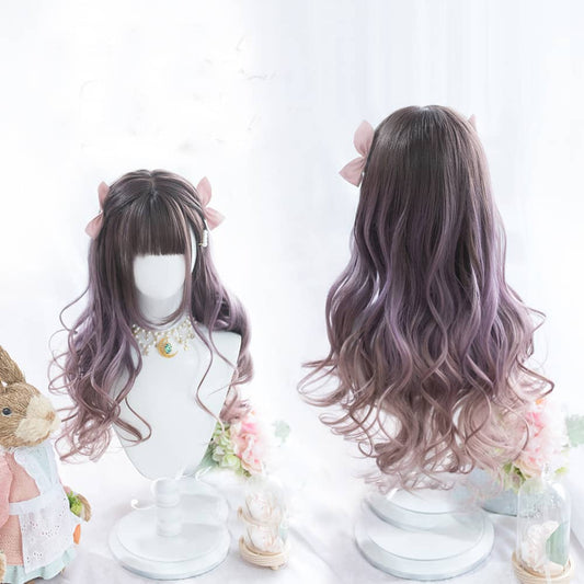 Lolita Purple Gradient Harajuku Wig LS0090