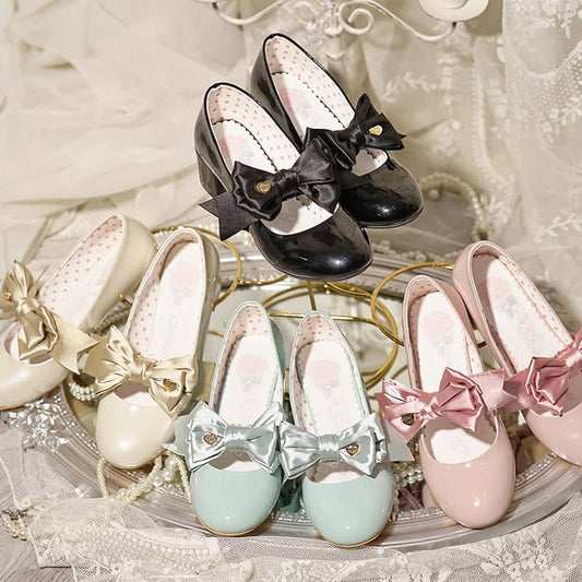 Elegant Lolita Bow Shoes LS0241