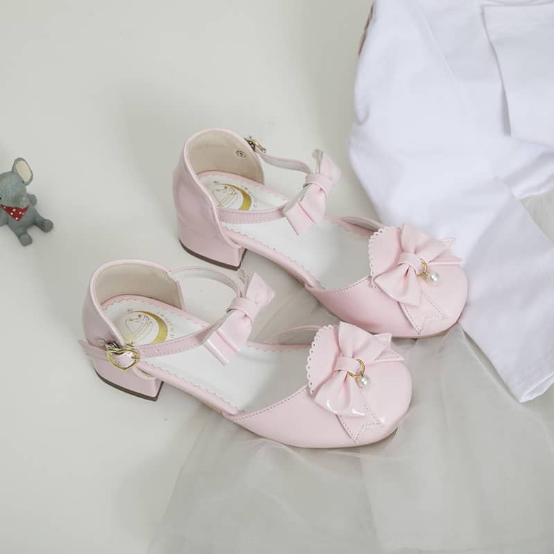 Cute Bow Lolita Shoes LS0244