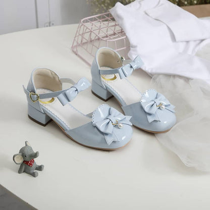 Cute Bow Lolita Shoes LS0244