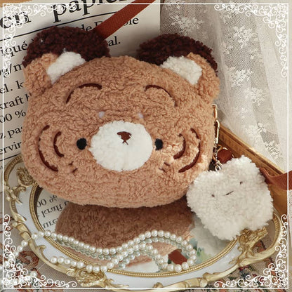 Kawaii tiger plush bag LS0290