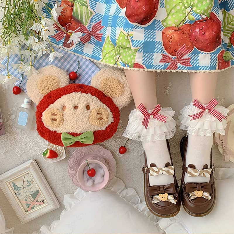 Cute Lolita plush bag LS0292