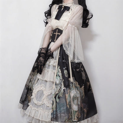 Lolita punk goth dress LS0301