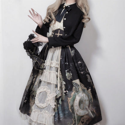 Lolita punk goth dress LS0301