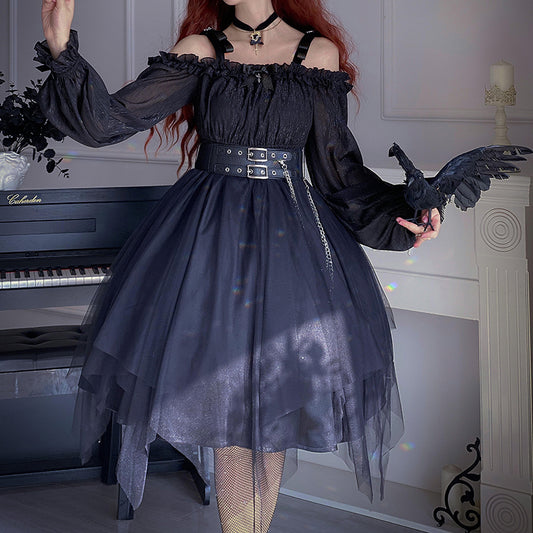 Lolita Dark Gothic Dress LS0322