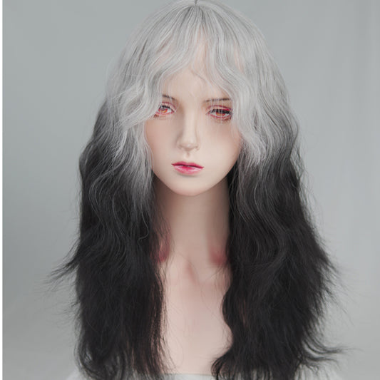 Lolita Gothic Halloween Painted Dye Wig LS0333