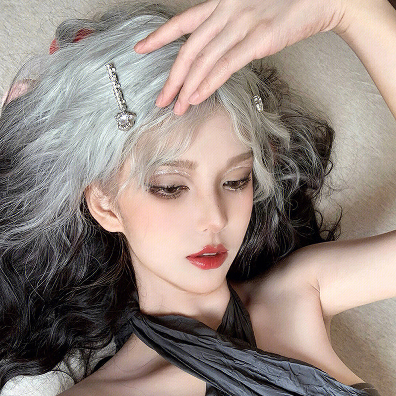 Lolita Gothic Halloween Painted Dye Wig LS0333