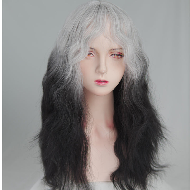 Lolita Gothic Halloween Painted Dye Wig LS0333