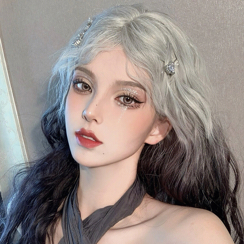 Lolita Gothic Halloween Painted Dye Wig LS0333