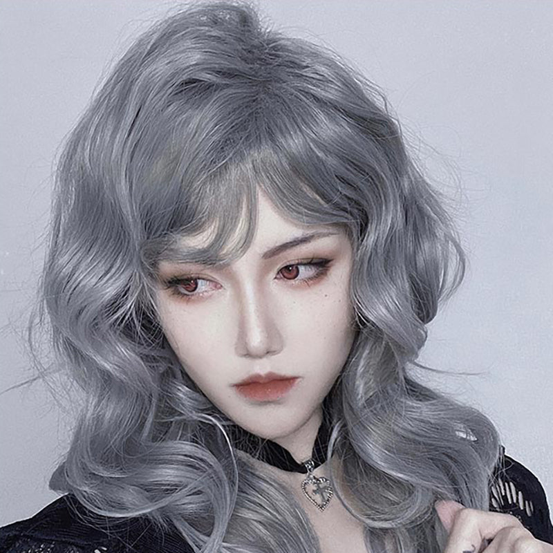 Lolita Goth Gray Wig LS0337